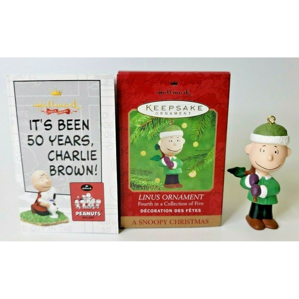 2000‎ Hallmark Keepsake Linus Ornament A Snoopy Christmas U53/4204